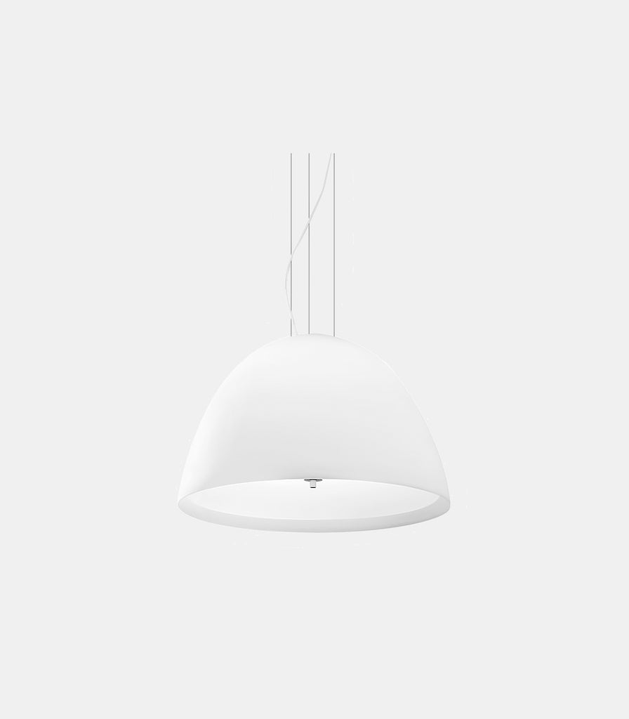Panzeri Willy Glass Pendant Light in White / Large
