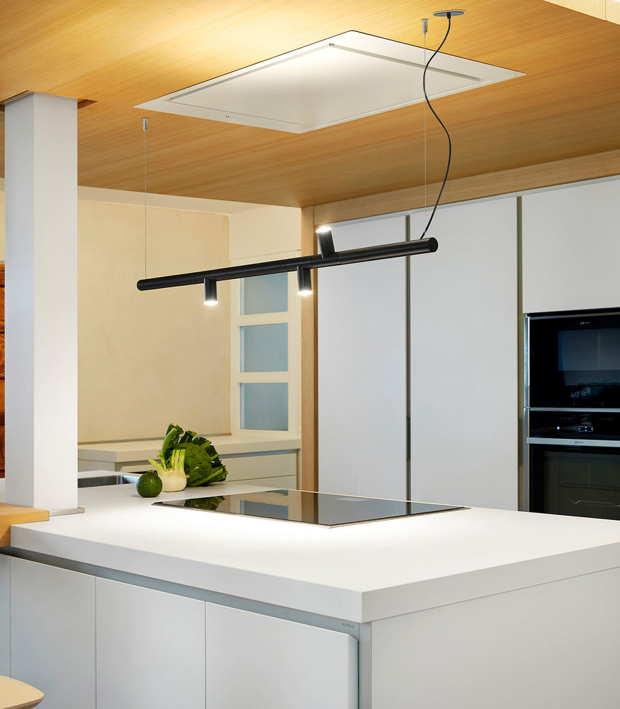 Estiluz Morse Linear Pendant Light featured within interior space