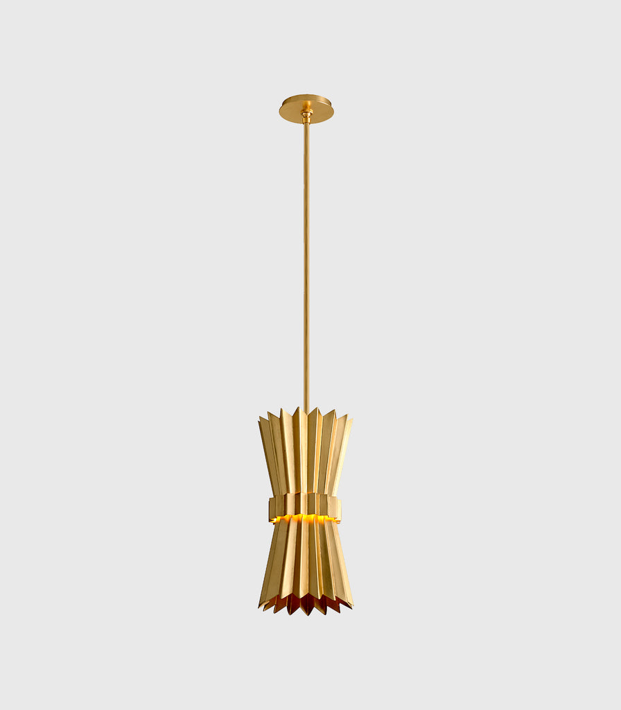 Hudson Valley Moxy Pendant Light in Gold Leaf