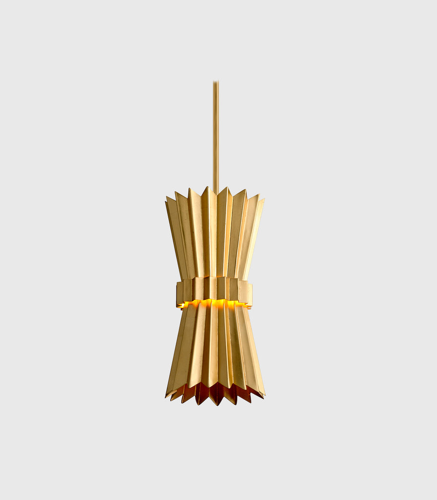 Hudson Valley Moxy Pendant Light in Gold Leaf