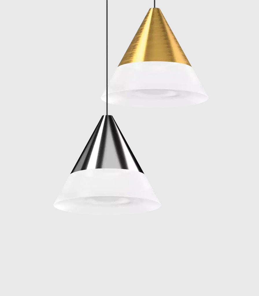 Linea Light Rossini Verdi Pendant Light featured within interior space