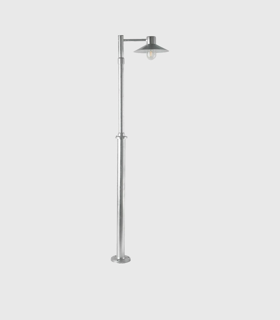 Norlys Lund Pole Light in Single/Galvanized Steel