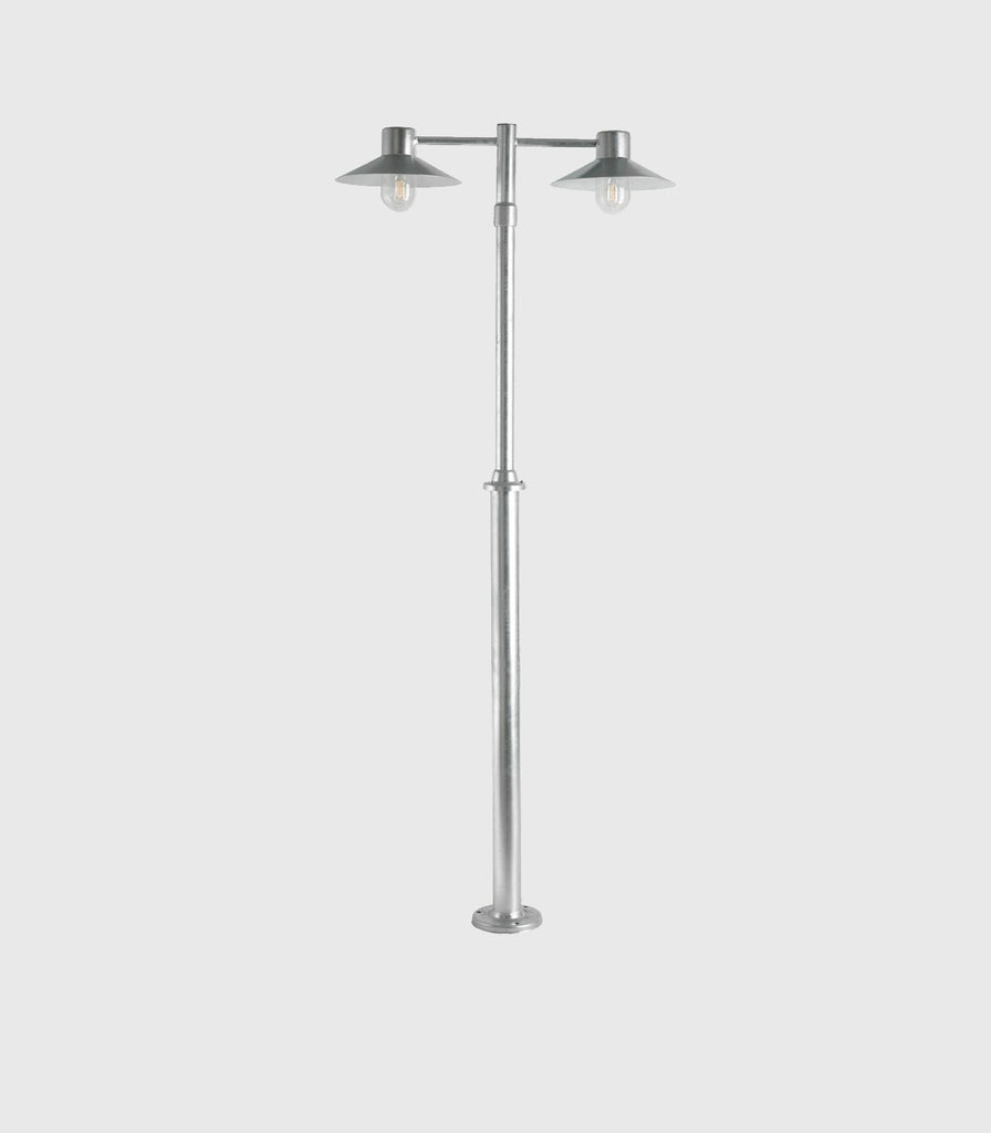 Norlys Lund Pole Light in Double/Galvanized Steel