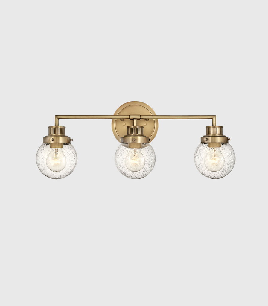 Elstead Poppy 3lt Wall Light in Heritage Brass