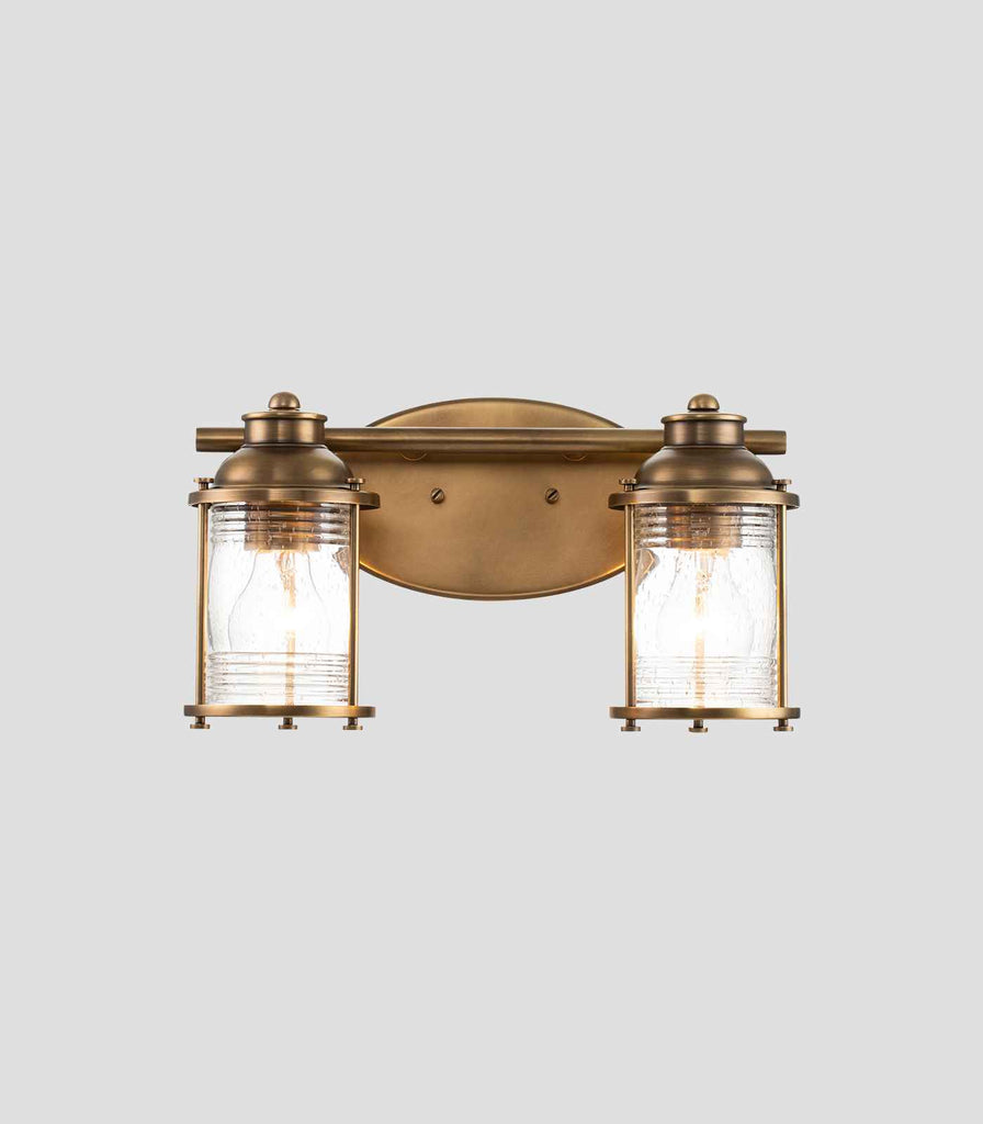 Elstead Ashland Bay 2lt Ceiling Light in Natural Brass