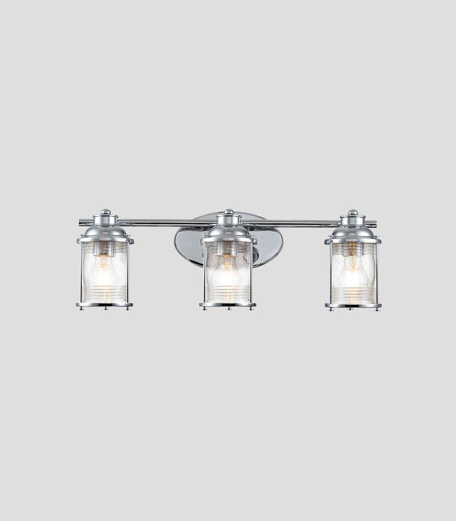 Elstead Ashland Bay 3lt Wall Light in Polished Chrome