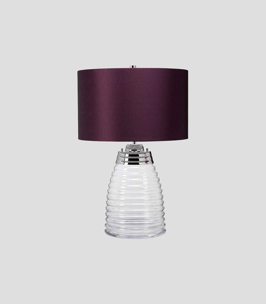 Elstead Milne Table Lamp in Aubergine