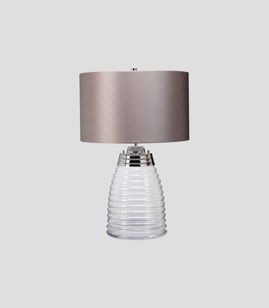 Elstead Milne Table Lamp in Fog Grey