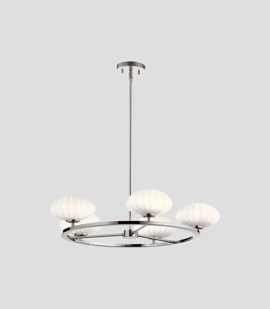 Elstead Pim 5lt Chandelier in Polished Chrome