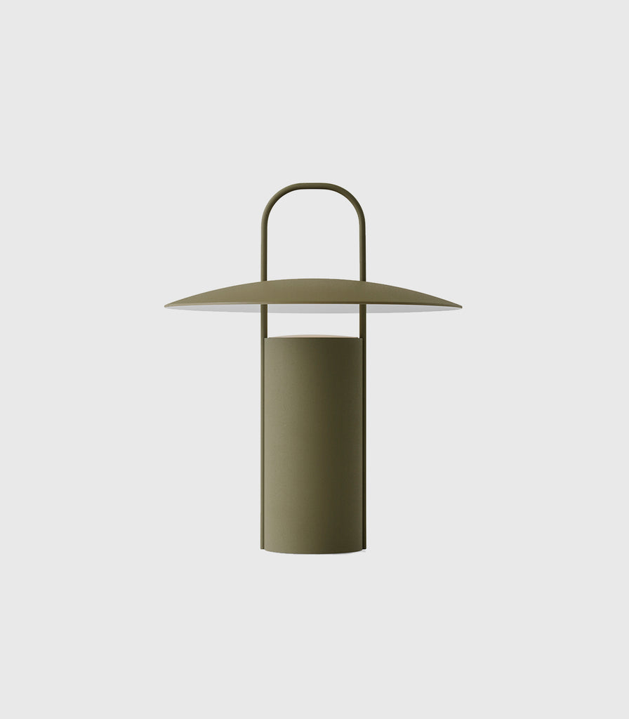 Menu Lighting Ray Portable Table Lamp in Dusty Green