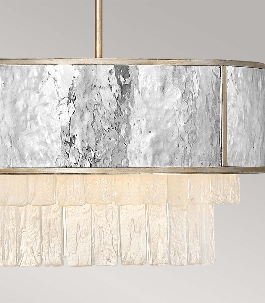 Elstead Reverie Pendant Light in Champagne Gold close up