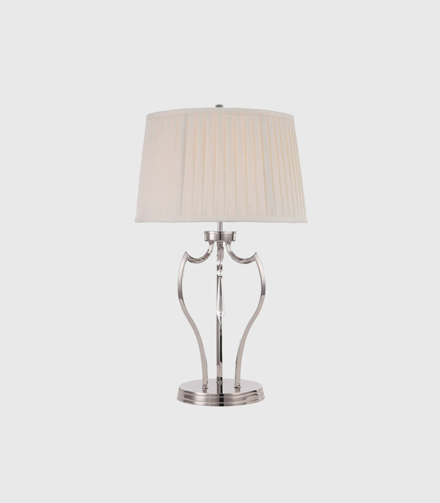 Elstead Pimlico Table Lamp in Polished Nickel