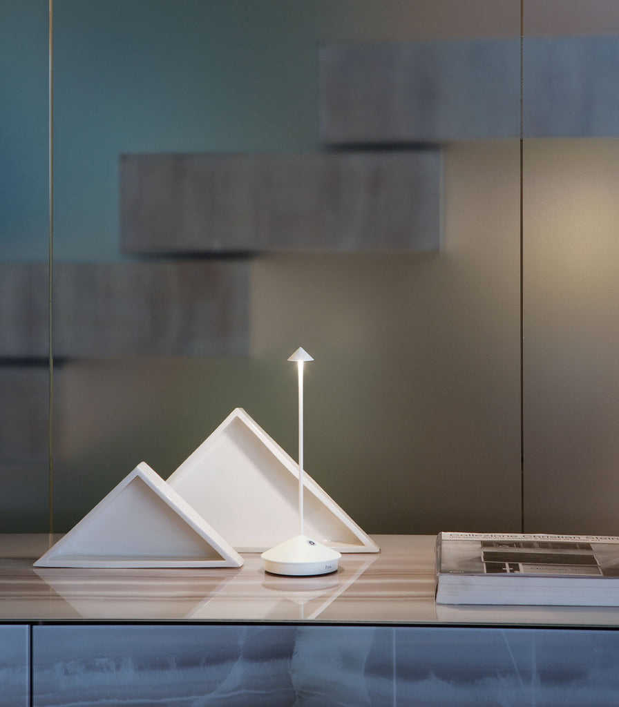 Ai Lati Pina Table Lamp featured within outdoor space