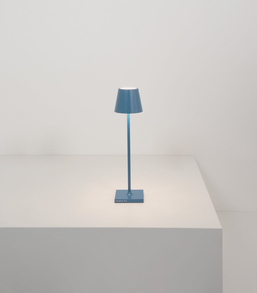 Ai Lati Poldina Micro Table Lamp in Capri Blue