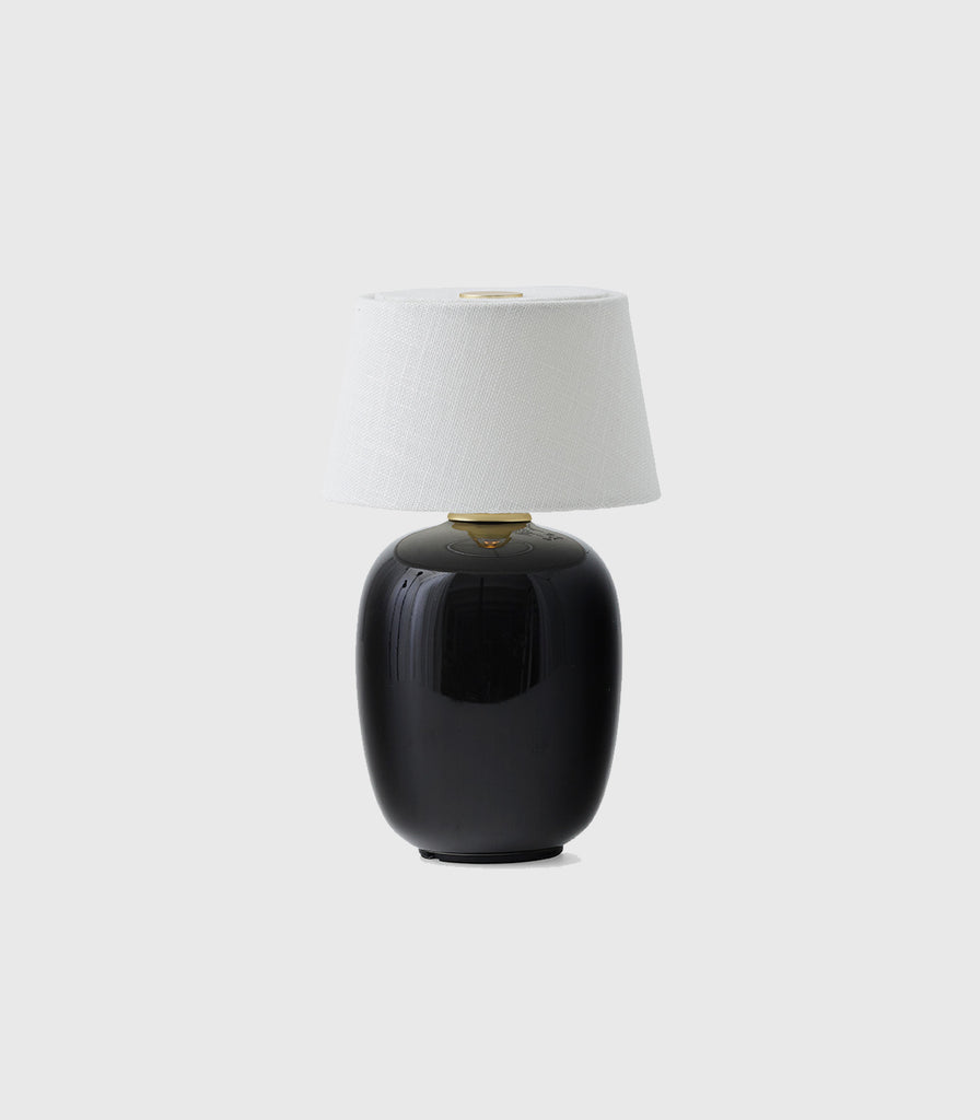 Menu Lighting Torso Portable Table Lamp in Black