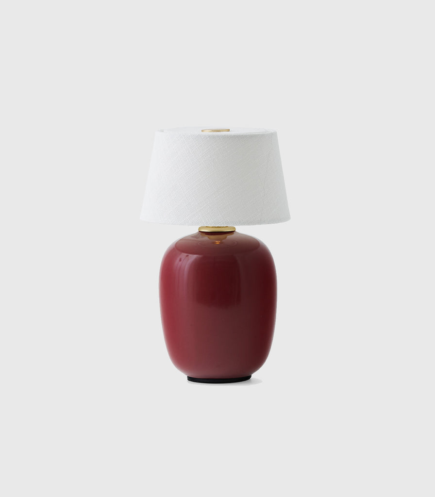 Menu Lighting Torso Portable Table Lamp in Ruby