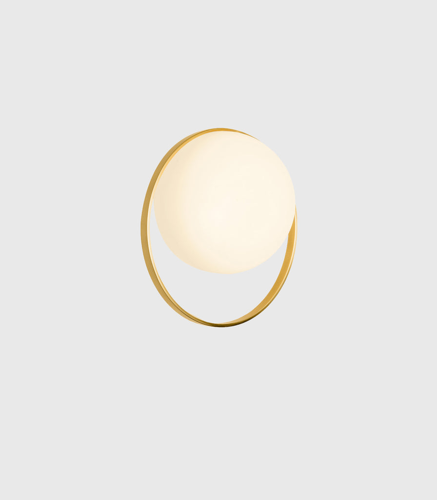 Estiluz Circ Ring Wall Light in Satin Gold