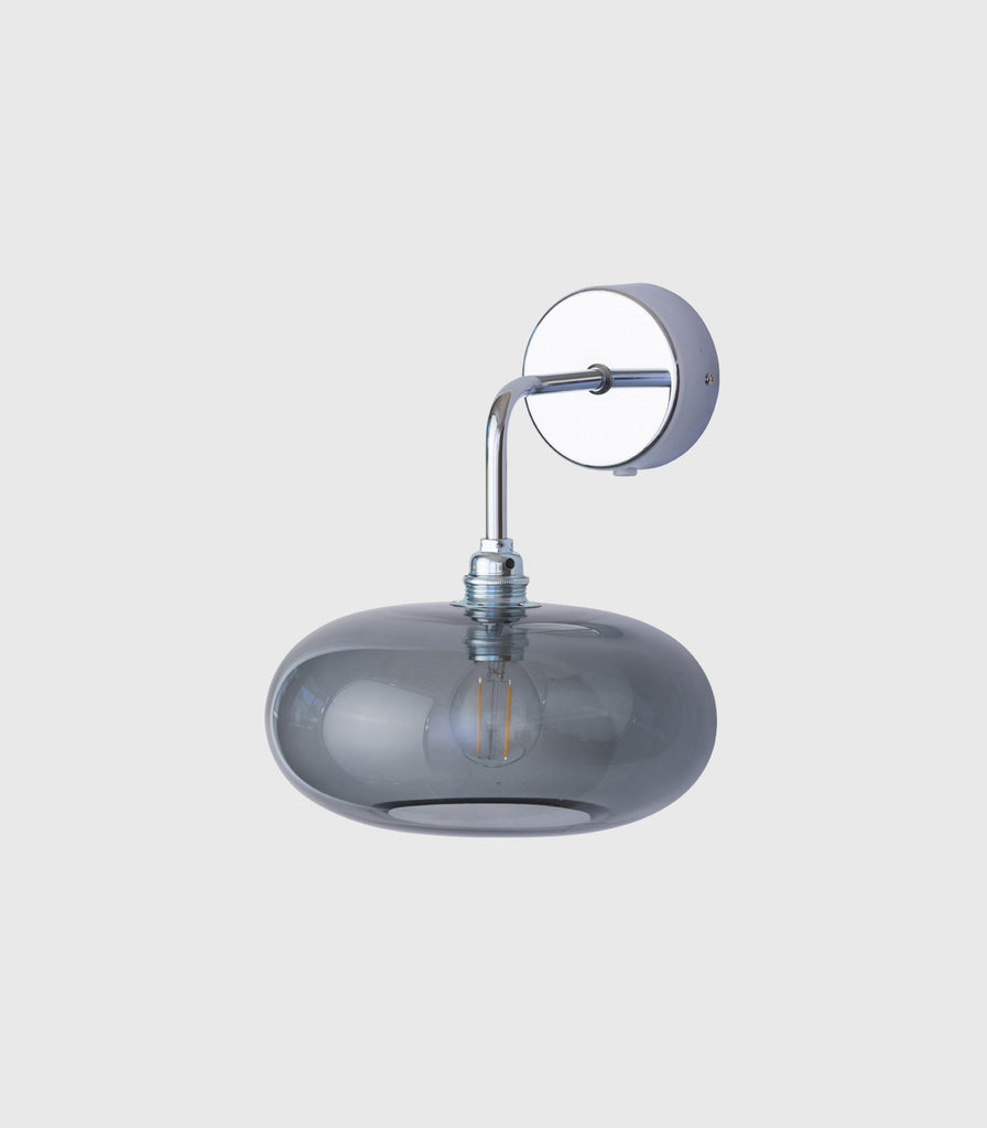 Ebb & Flow Horizon Wall Light in Smokey Grey