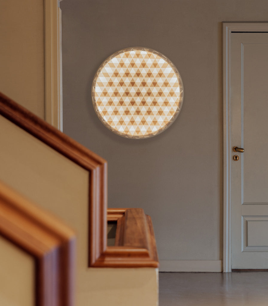 Milan Loom Wall Light featured within interior space
