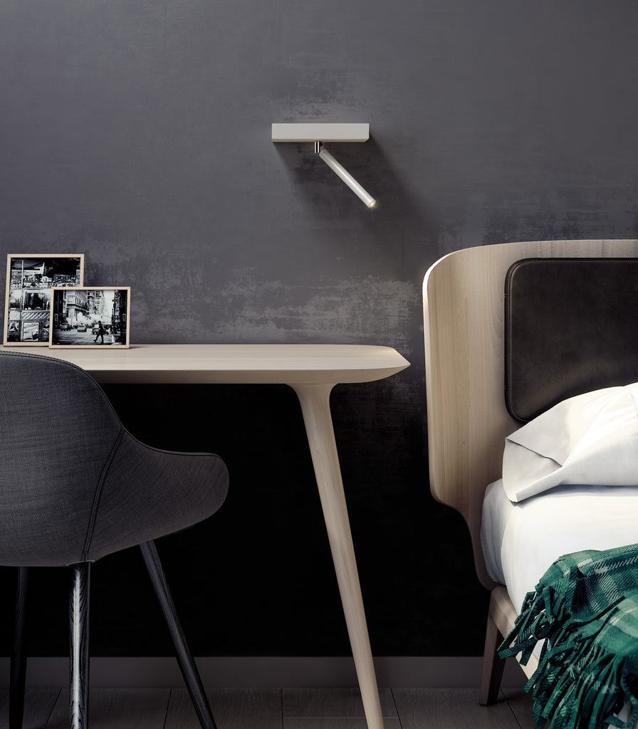 Estiluz Nit Wall Light featured within interior space