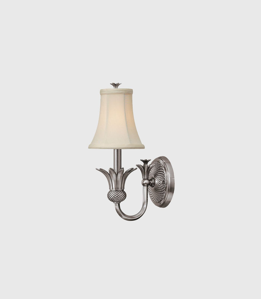 Elstead Plantation Wall Light in Polished Antique Nickel