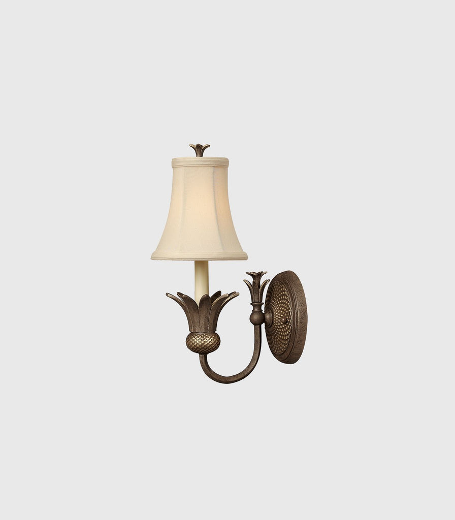 Elstead Plantation Wall Light in Peral Bronze