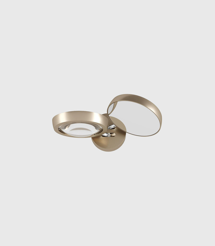 Lodes Nautilus Wall Light in Matte Champagne